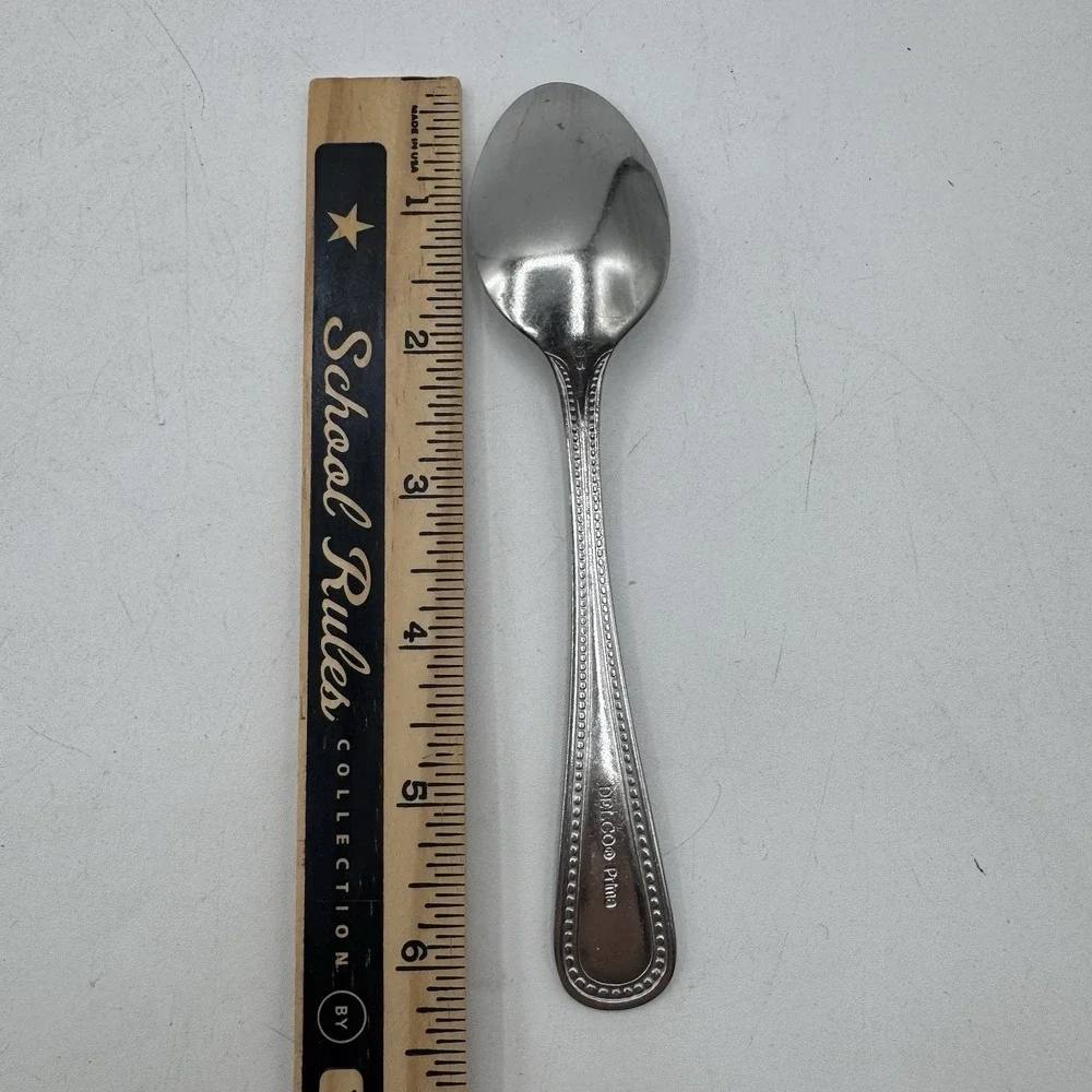 Delco Prima by Oneida Beaded Stainless Steel Mixed Replacement Spoon Fork Lot
